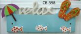 CB-398 - Cabideiro praia Relax   -  50 x 24 x 8